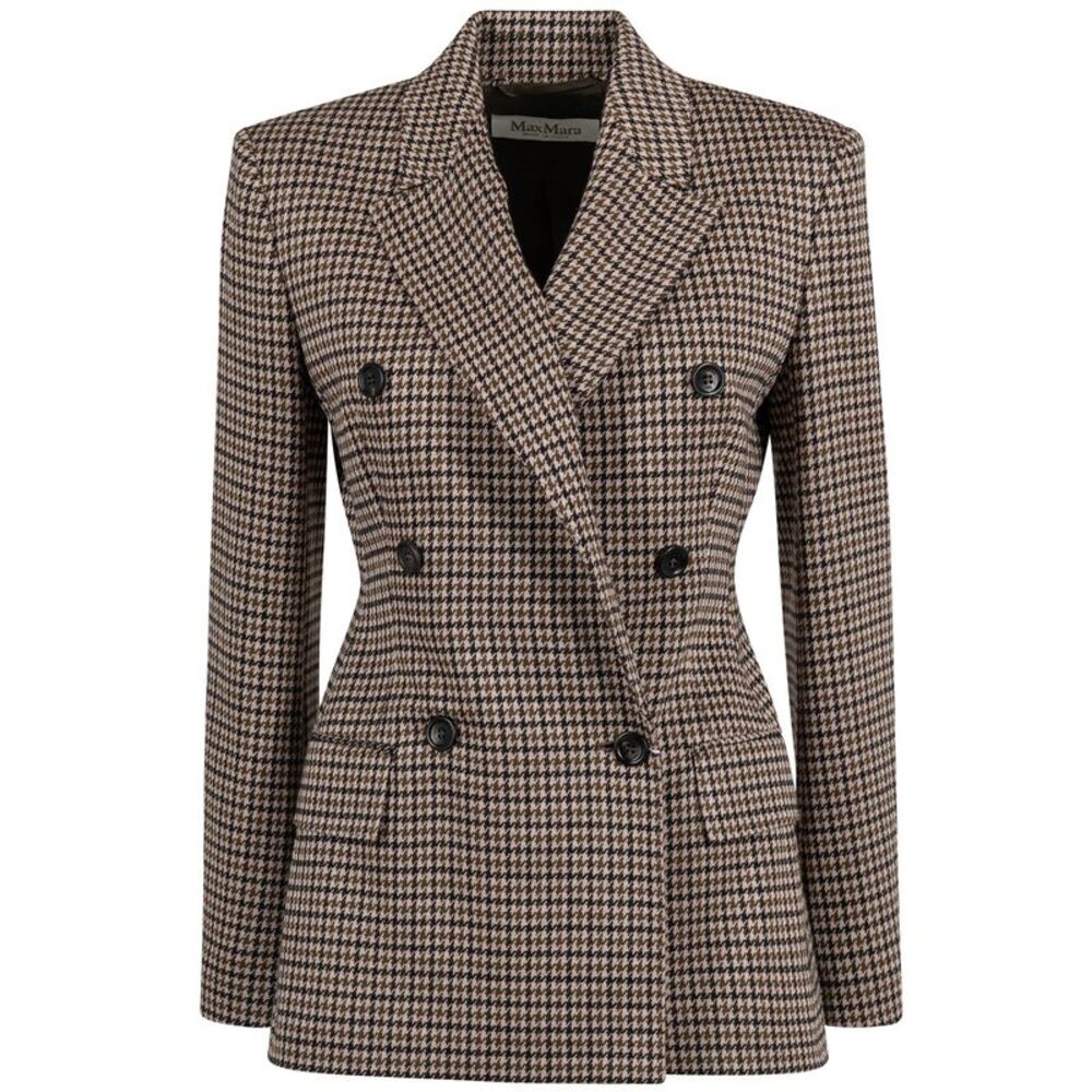 Eccelso Wool Blend Double Breasted Blazer Women